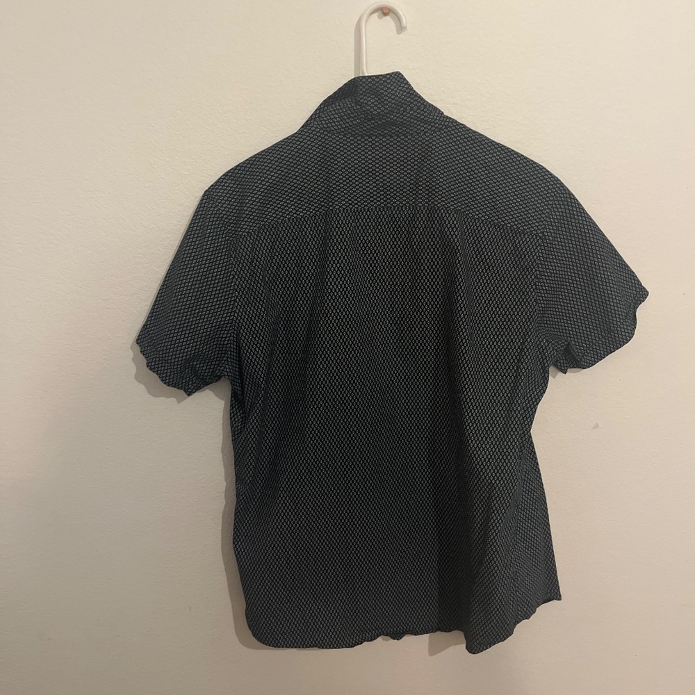 Patterned Button down tee - Picture 2 of 2